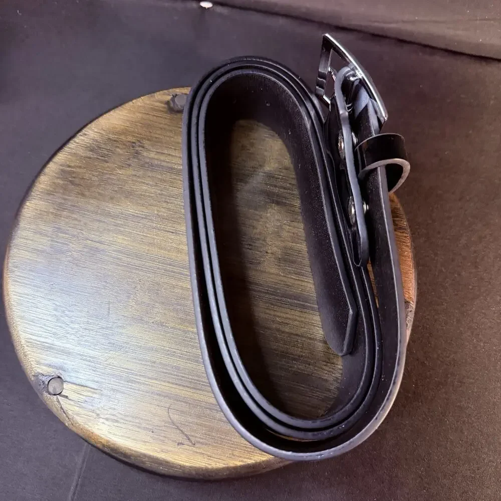 Galls Garrison Belt Size 54” Hi-Gloss Black Leather 1.75